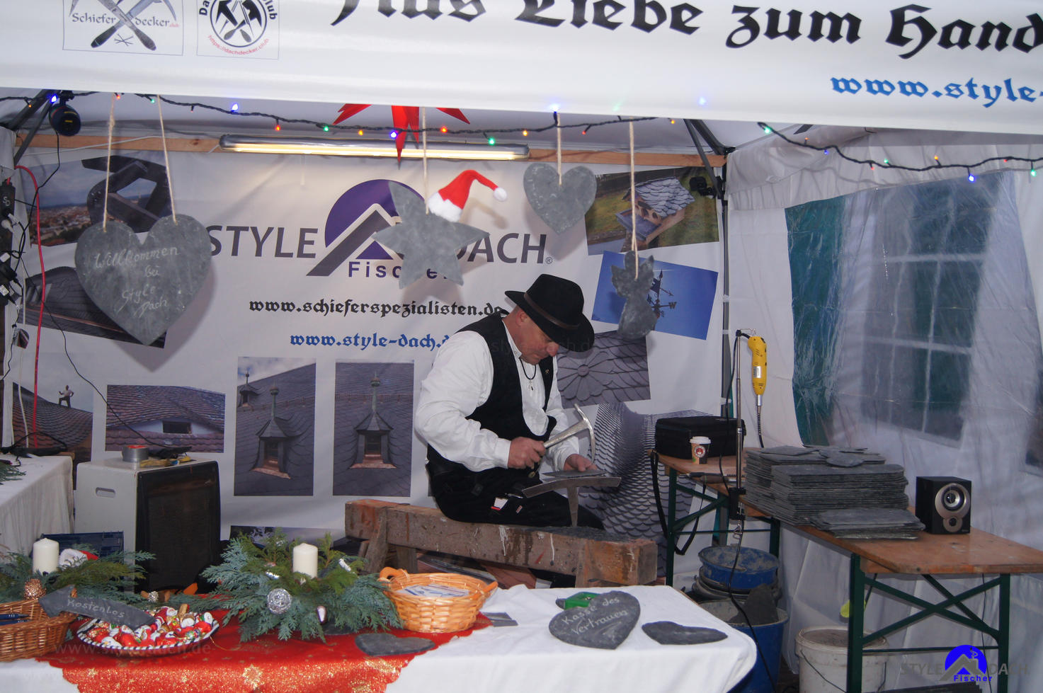Colditzer Weihnachtsmarkt - Schieferdecker aus Colditz