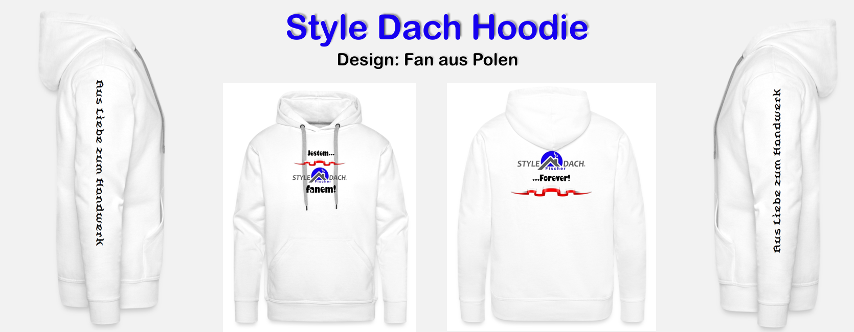 jetem fanem - Hoodie für polnische Style dach Fans