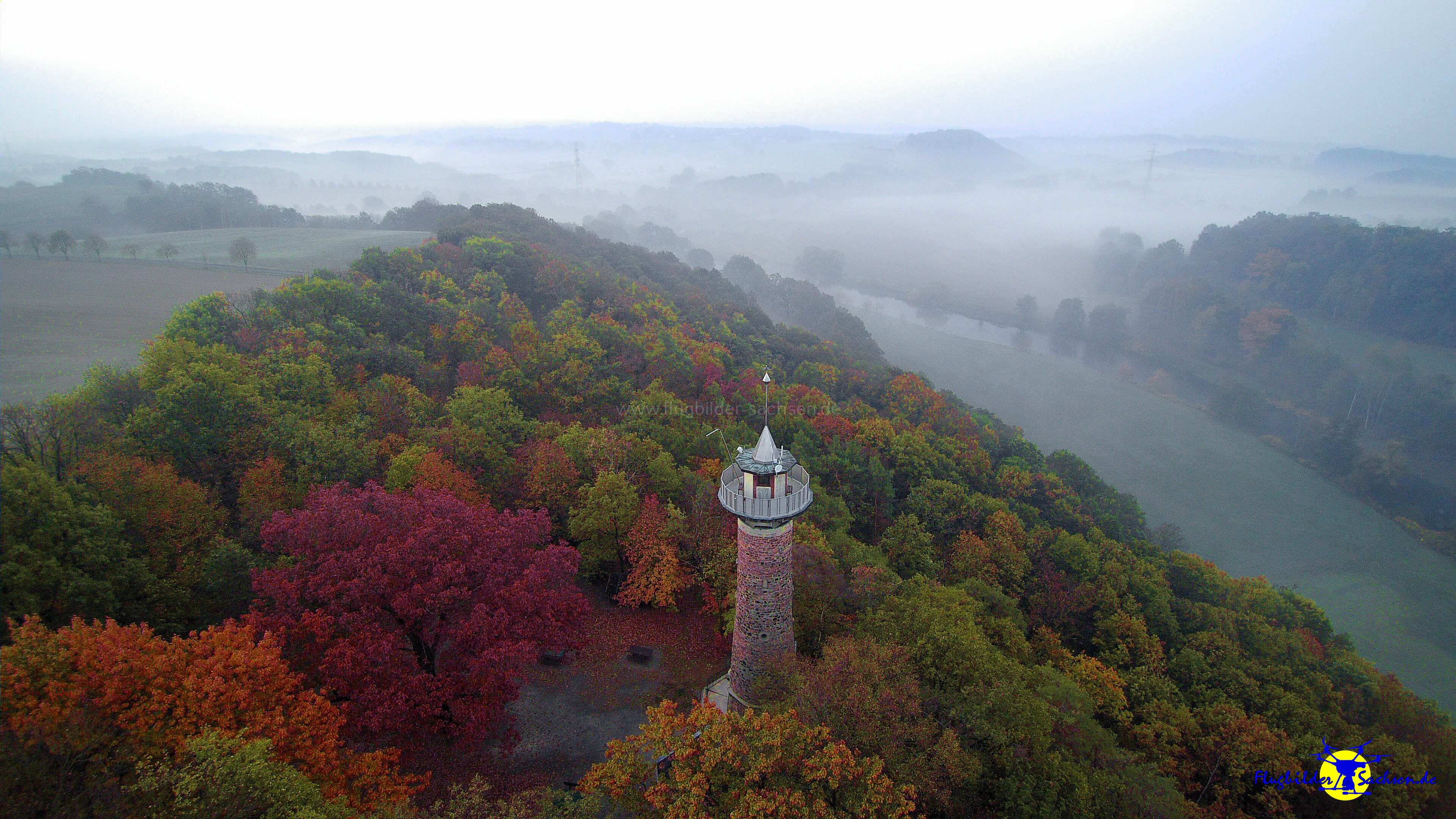 Der Heimatturm an der Zwickauer Mulde ist ein beliebtes Ausflugsziel